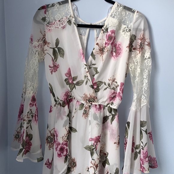 Floral Romper - Picture 1 of 6